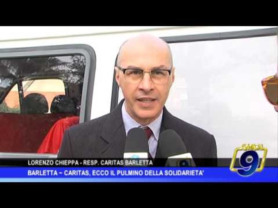 Barletta  |  Caritas, ecco il pulmino della solidarietà