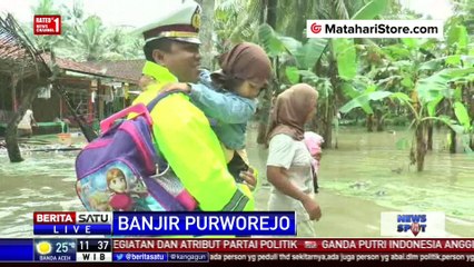 Luapan Sungai Dlangu Rendam Purworejo