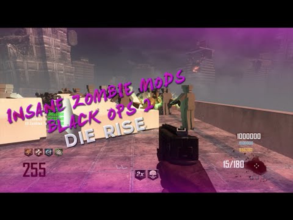 INSANE ZOMBIE MODS DIE RISE BO2