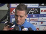 Napoli-Inter 3-0 - Interviste a Sarri e Zielinski (03.12.16)