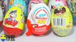 3 Oeufs Surprises Kinder bob léponge, Surprise egg Baby, Kinder Joy unboxing киндер сюрприз яйца