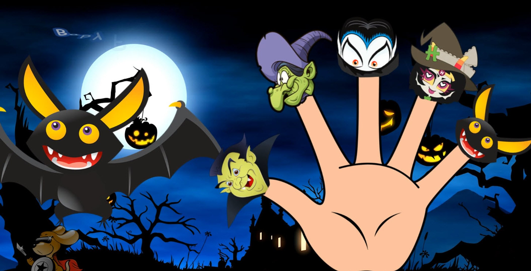 Finger Family Halloween Dracula.sara kids