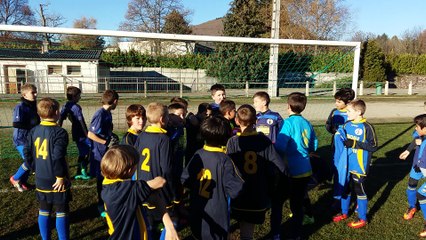 Le cri SPAM par les U11 à Lavelanet