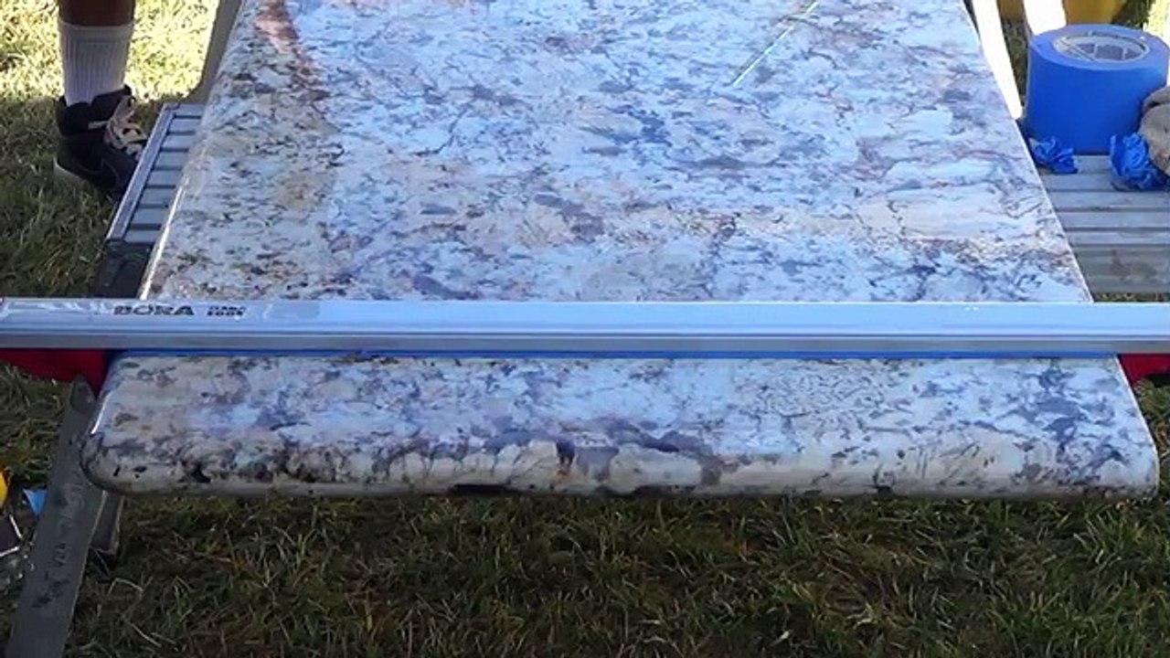 How to Cut And Polish Granite Countertop? video Dailymotion
