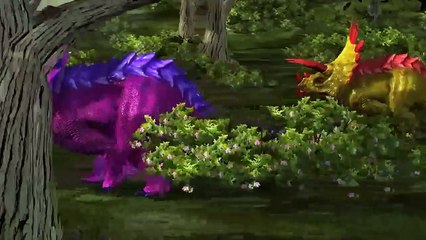 My Cute Dragon attack cartoon #1 (Crazy gorilla vs Dinosaurs T Rex +BEST OF!!) Kids Animal Cartoons