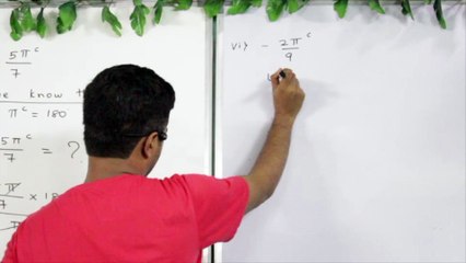 RADIAN TO DEGREE SUM NO. 6