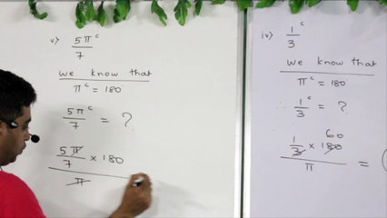 RADIAN TO DEGREE SUM NO. 5