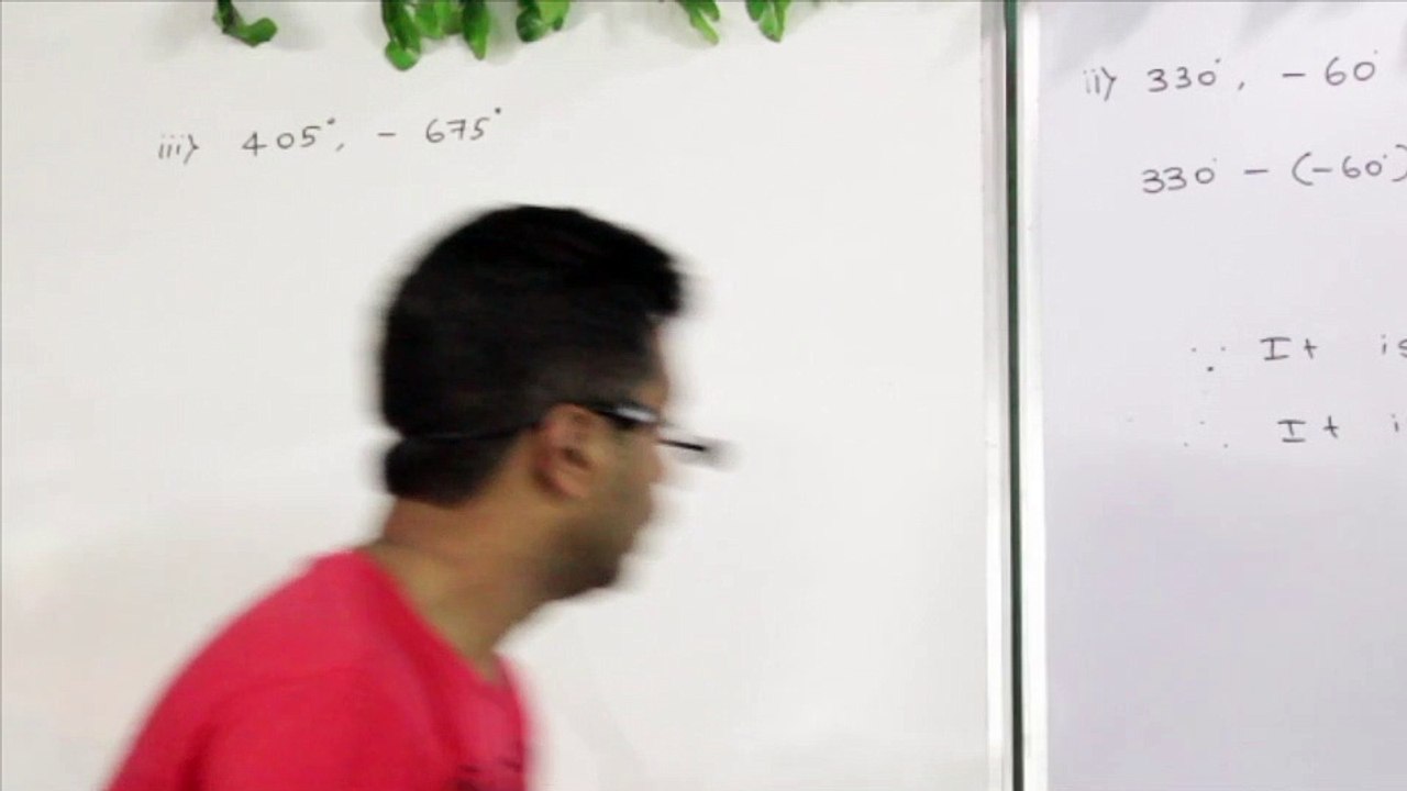 COTERMINAL ANGLES SUM NO. 3