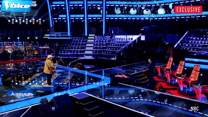 EXCLUSIVE- Watch Adam Levine's Hilarious Blake Shelton Impression on 'The Voice' Blooper Reel