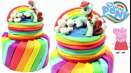 Play doh - create pony cake yummy for Peppa Pig Español 2016