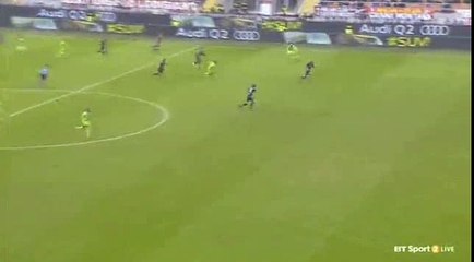 Diego Falcinelli Goal AC Milan 0-1 Crotone