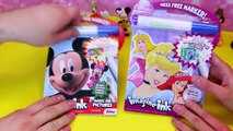 IMAGINE INK Disney Princess Magic Ink Pens   Mickey & Minnie Mouse Coloring Book DisneyCarToys