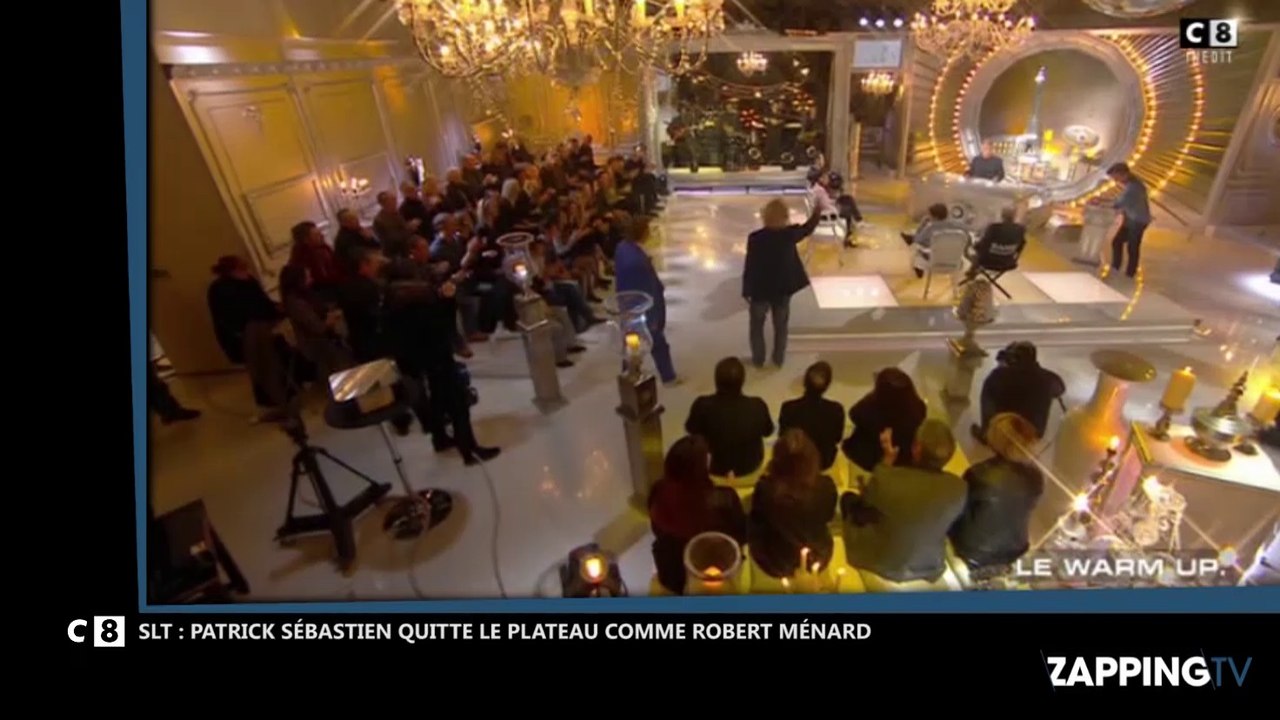 SLT : Patrick Sébastien quitte le plateau et insulte Thierry Ardisson comme Robert Ménard (Vidéo)