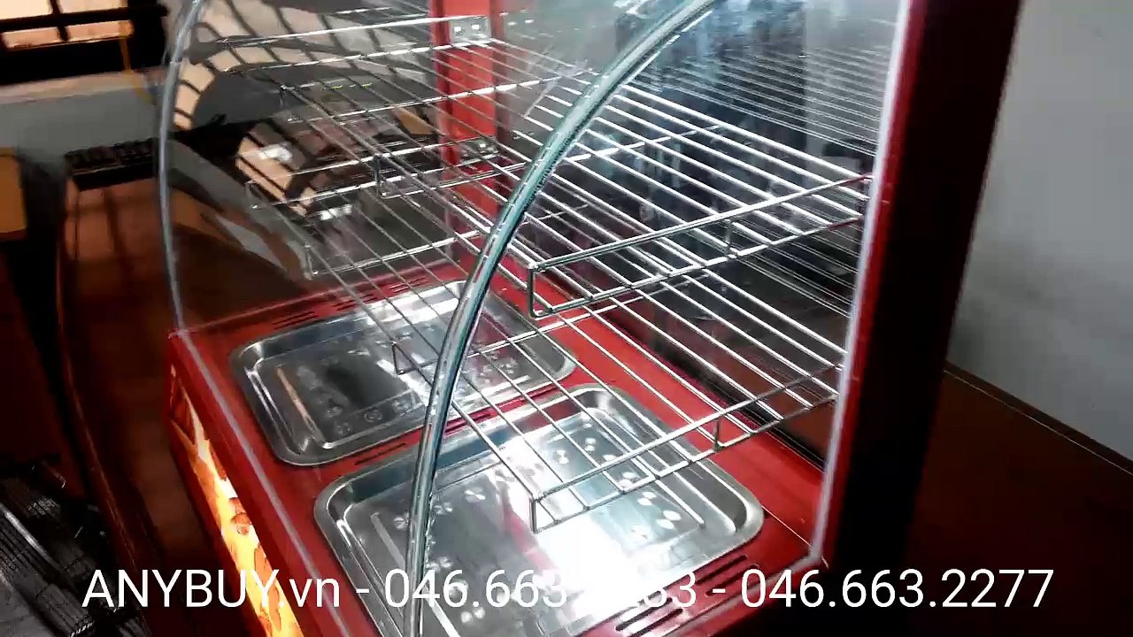 Tủ trưng bày và giữ nóng thức ăn mini siêu đẹp