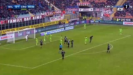 Mario Pašalić Goal HD - AC Milan 1-1 Crotone - 04.12.2016 HD
