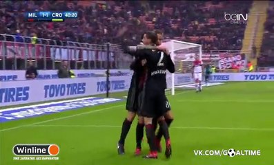 Mario Pasalic Goal HD - AC Milan 1  - 1 Crotone - 04.12.2016