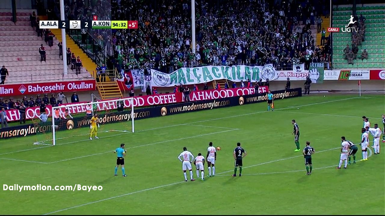 Jagos Vukovic Goal HD - Alanyaspor 2-3 Konyaspor - 04.12.2016