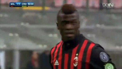 M'Baye Niang Penalty Miss HD - AC Milan 1-1 Crotone - 04.12.2016 HD