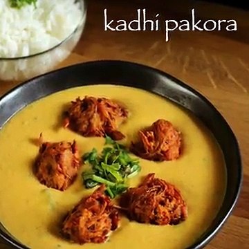 kadhi recipe _ punjabi kadhi recipe _ kadhi pakora recipe _ kadi pakoda