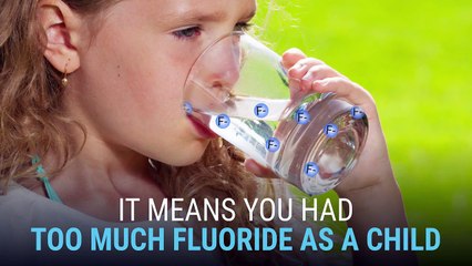 White spots on teeth are related to childhood health