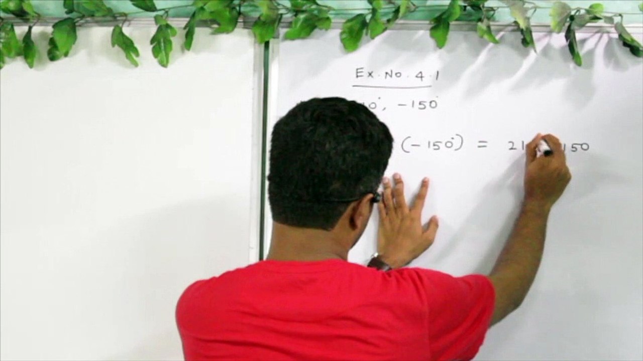 COTERMINAL ANGLES SUM NO. 1
