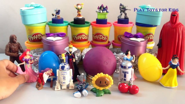 Disney Princess, Snow White, Cinderella,Plants VS Zombies,Star Wars, Egg Surprise Toys for Kids,#Play Toys for Kids