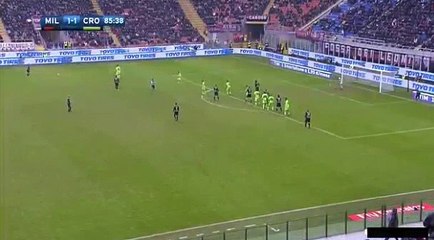 Gianluca Lapadula Goal HD - AC Milan 2  - 1 Crotone - 04.12.2016