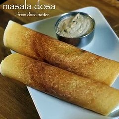 Download Video: masala dosa recipe _ masala dosa batter recipe in mixie _ masala dosa with aloo bhaji