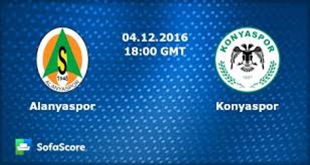 Alanyaspor 2-3 Konyaspor - All Goals & Highlights HD 04.12.2016
