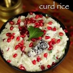 curd rice recipe _ mosaranna recipe _ thayir sadam recipe