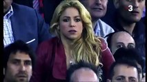 Shakira watching Clasico