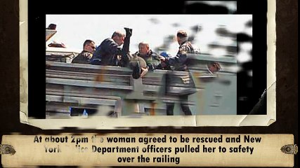 Hero cops talk woman out of jumping 125 feet to her death off New York City bridge