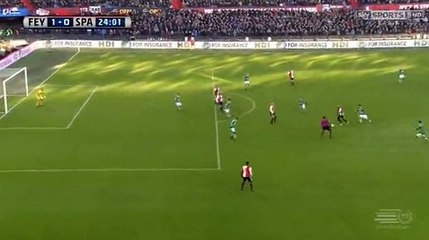 Tonny Vilhena  Goal HD - Feyenoord	1-0	Sparta Rotterdam 04.12.2016