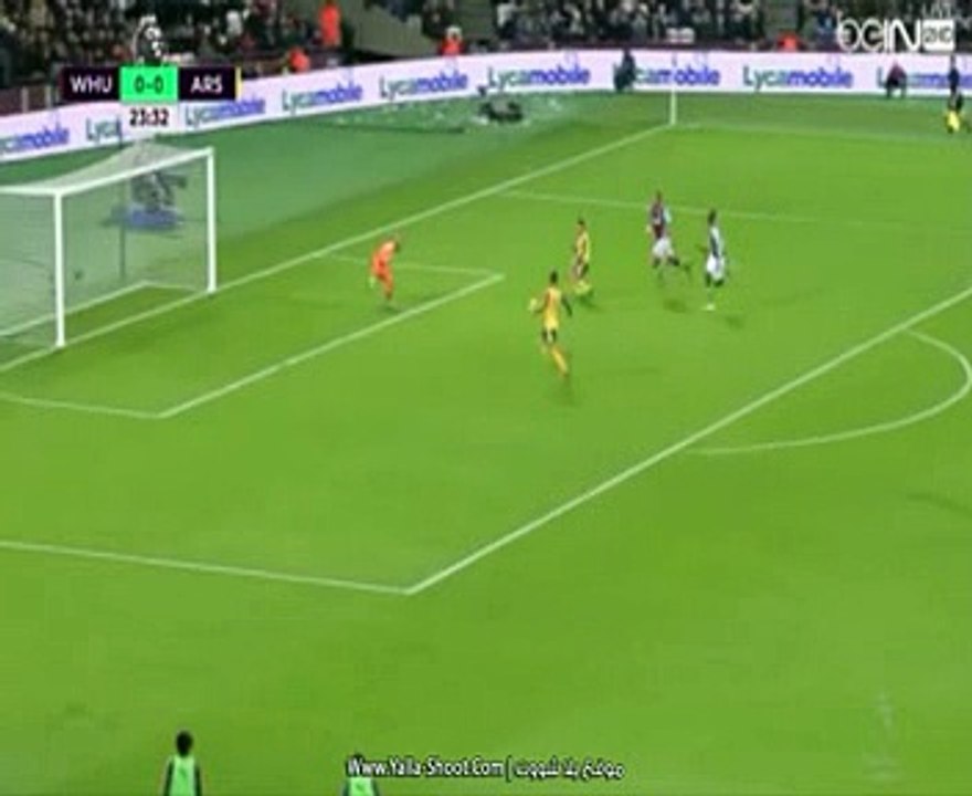 اهداف مباراة ارسنال ووست هام يونايتد  بتاريخ 03-12-2016 الدوري الانجليزي