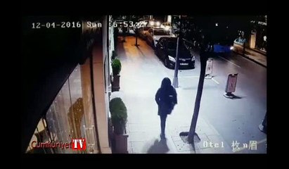 Şişli’de cadde ortasındaki kavga kamerada