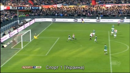 Jens Toornstra  Goal HD - Feyenoord 2-0 Sparta Rotterdam 04.12.2016