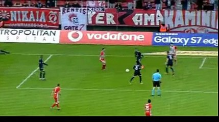 Milivojevic Amazing Goal - Olympiakos vs Levadiakos 2-0  04-12-2016