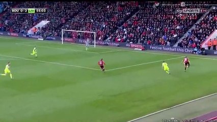 Callum Wilson Penalty Goal HD - Bournemouth 1-2 Liverpool 04.12.2016 HD