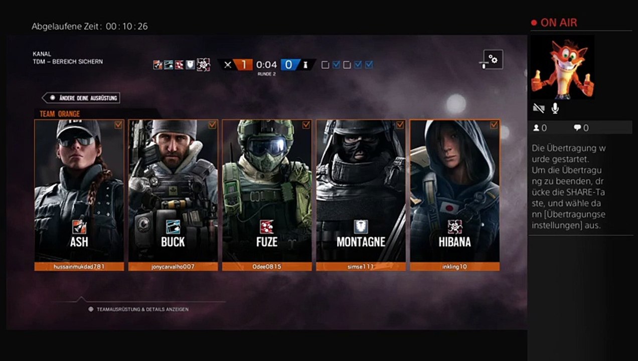 PS4-Live-Übertragung von inkling10