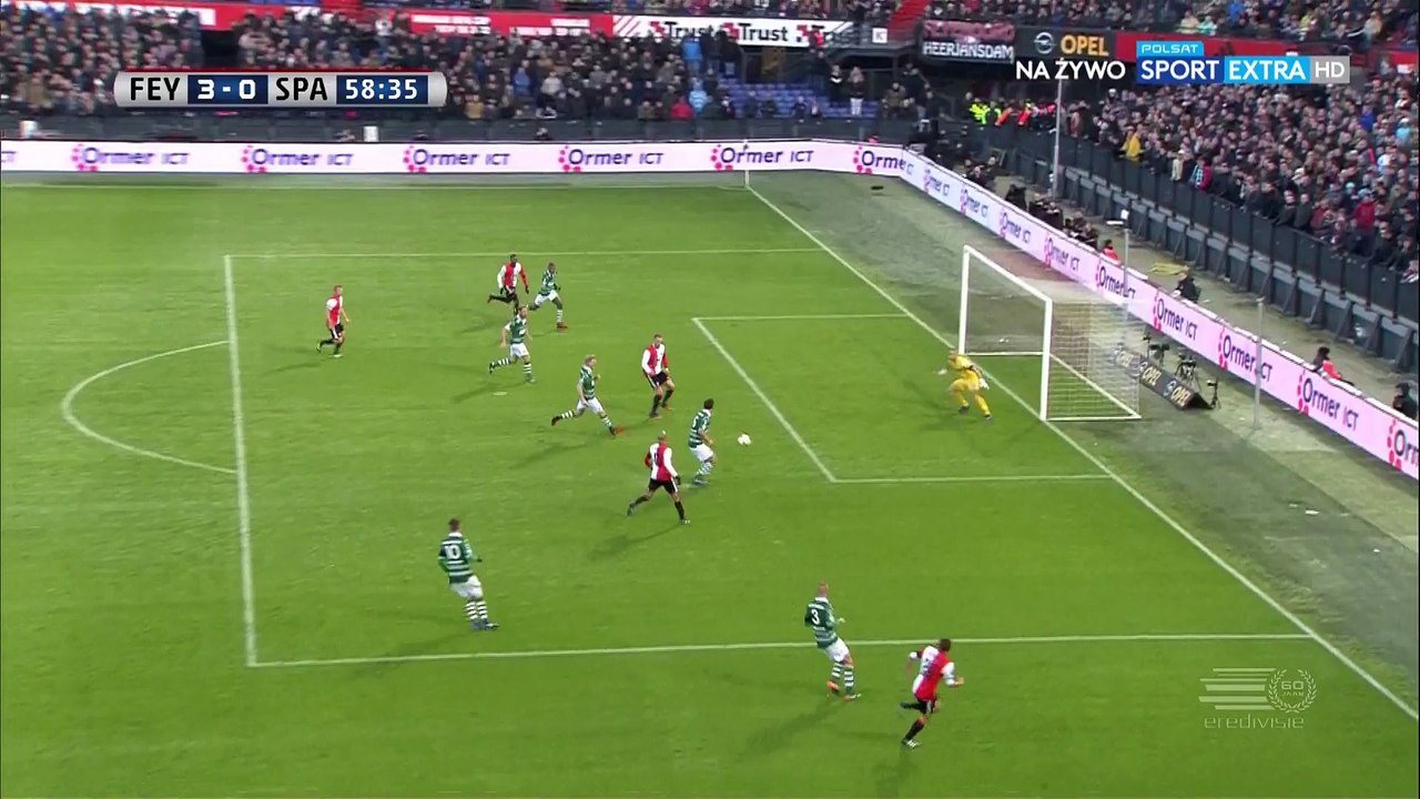 Nicolai Jorgensen Goal HD - Feyenoord 3-0 Sparta Rotterdam - 04.12.2016