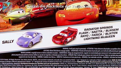 Disney Cars Sally & Radiator Springs Lightning McQueen new DIECAST 2 Pack 1:55 Mattel