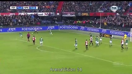 Eric Botteghin Goal - Feyenoord 5-0 Sparta Rotterdam  04-12-2016 (HD)