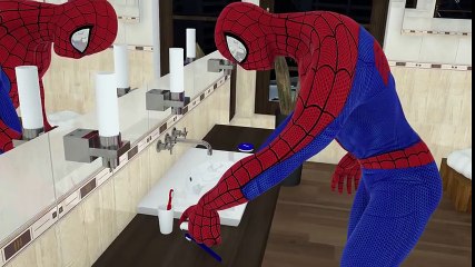 Elsa Loses Her Teeth (Spiderman's Toilet Prank)