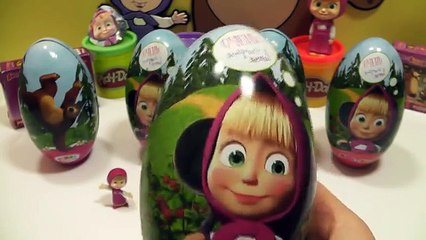 Masha i Medved Surprise Eggs Маша и Медведь сюрприз яйца
