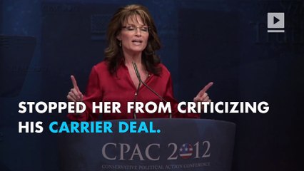 Palin calls Trump's carrier deal "crony capitalism"