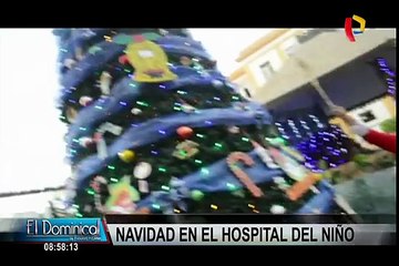 Espíritu navideño llegó al Hospital del Niño