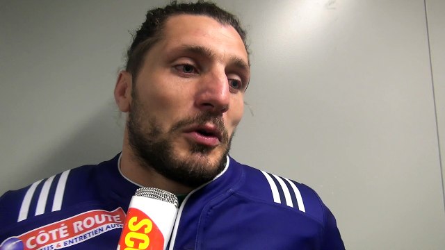 Rugby Fédérale 1 - Anthony Frenet réagit après USB - Aubenas