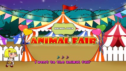 Animal Fair | Nursery Rhymes Songs For Children [ Vocal 4K ]