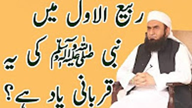 Rabi Awal mein Nabi ﷺ Ki Ye Qurbani Yad He ? Maulana Tariq Jameel