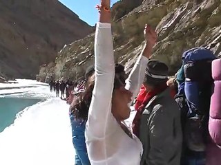 A dip into cool water ....very interesting experience.